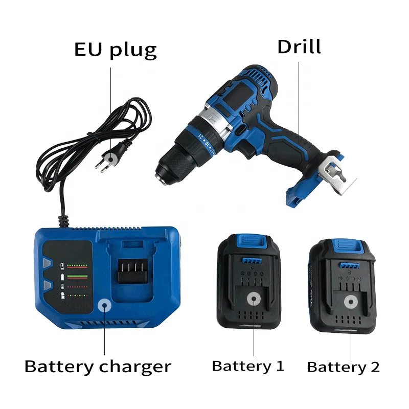 20v Brushless Charging Hand Drill Industrial Grade Lithium Battery