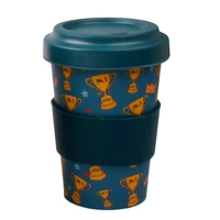 

Biodegradable PLA Cup Reusable Bamboo Fiber Custom Coffee Cups With Lid Best Selling Mug