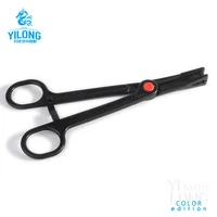 

Yilong Black Disposable Pennington Forceps Slottled sterilized by EO Gas Piercing Tools