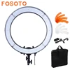 Fosoto RL-18 240 LED 5500K Dimmable Photography Video Studio Photo Phone Ring Light