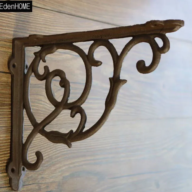 Decorative Handmade Wall Mounted Cast Wrought Iron Corner Bracket Buy