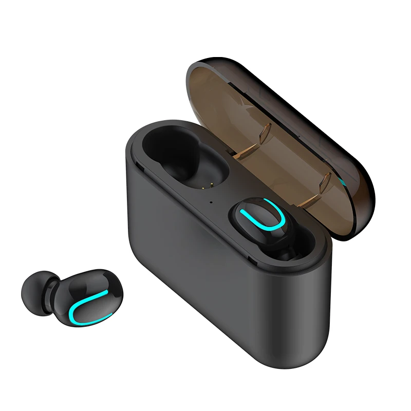 

TWS Wireless Earbuds Q32 Headphones Earphones For Running, White;black;khaki