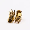 RF Coax Connector Right Angle Pcb Mount Female MMCX Connector
