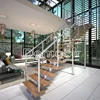 latest stairs design indoor/wooden step house staircase design
