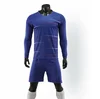 High quality wholesale Sublimation football jersey new model blue soccer jersey