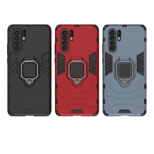 2 1 PC+TPU Phone Case Rotating Ring Kickstand