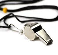 

Custom Logo Stainless Steel Whistle Wholesale Sports Engraving Metal Referee whistle