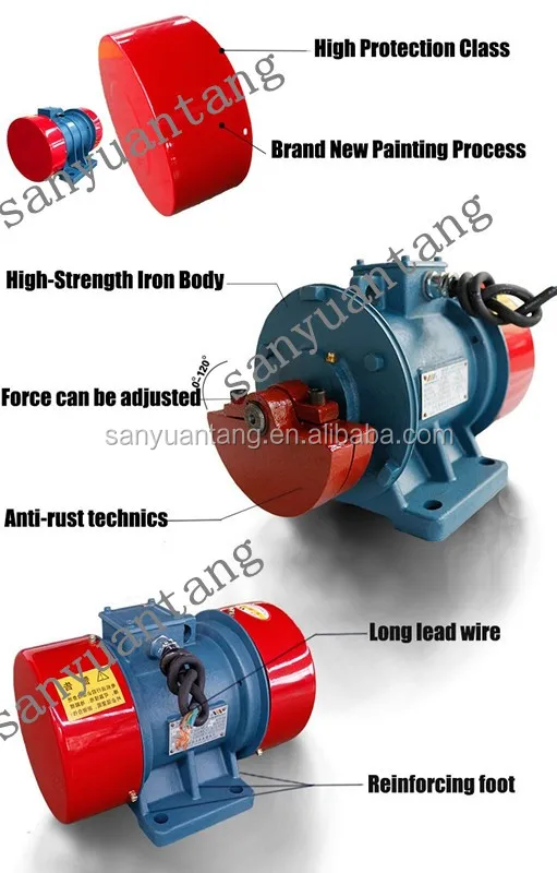 Best price mini 220v 380v 3 phase electric round vibration motor