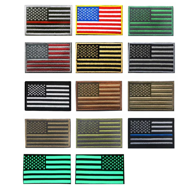 

Embroidered USA Flag Patches Army Badge Patch Tactical Military Patches US America Flag Armband United States Flag Badge STOCK