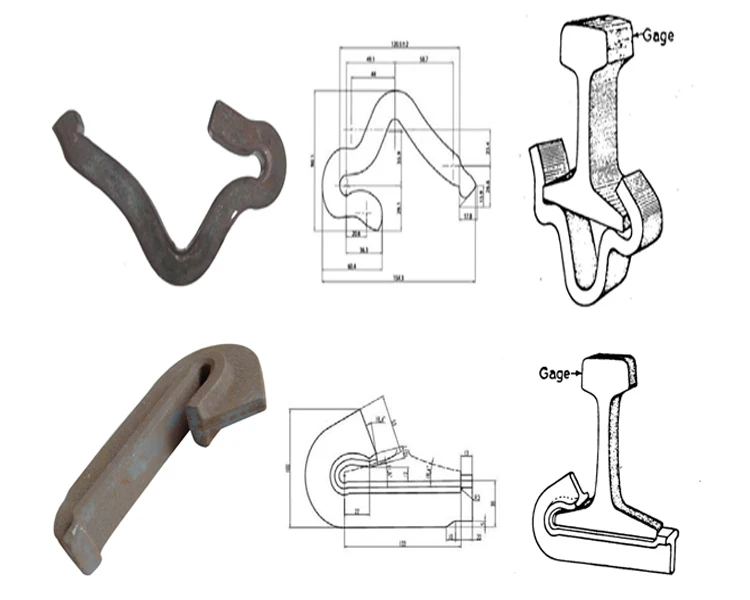 Steel Rail Anchors Metal Rail Anchors For 60kg Track Rail Parts Buy
