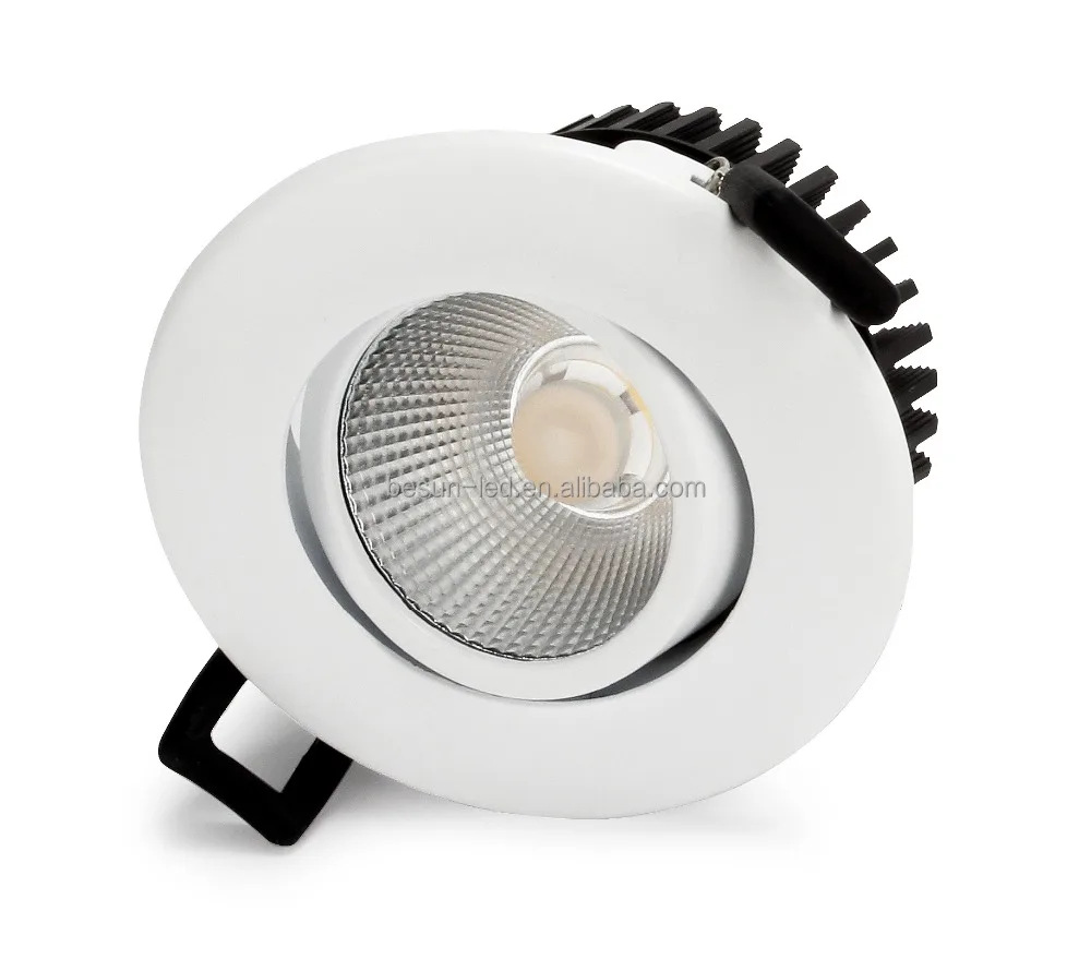 Besun 220V Dim to warm 620LM 7W COB led downlights 75mm cut out Triac dimmable with 5 years warranty led ceiling lights