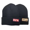 Japanese Design Embroidery Logo Hats Funny Children Ski Hat