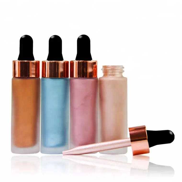 

Liquid Highlighter Contouring Brighten Makeup Shimmer Face 3D Glow Kit, 8 colors