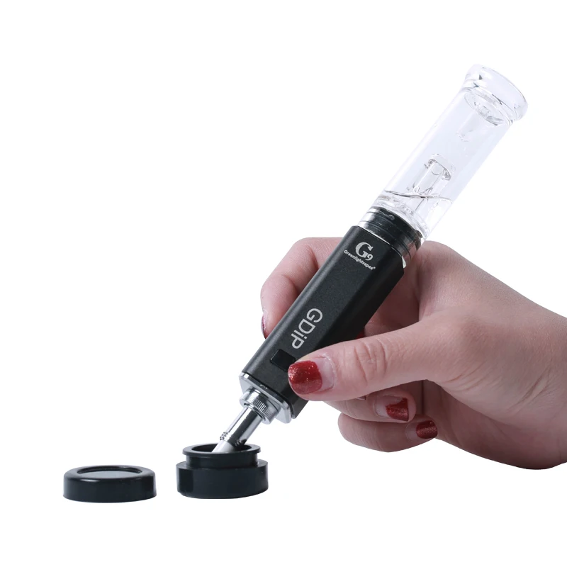 New Innovative G9 Gdip Ceramic/Quartz Vapor Tip Atomizer Stick Dipper Dab Vaporizer Pen With Filter Glass Bubbler