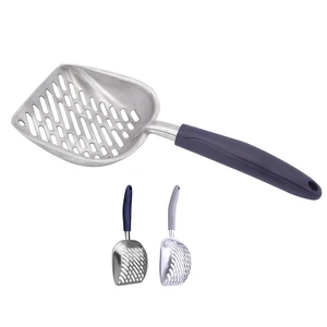 Wholesale Custom Metal Cat Litter Scoop Aluminum Anti-Stick Deep Shovel Sifter Scoop Dropshipping