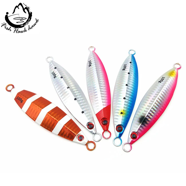 Wholesale 60g 80g 120g 150g 180g 210g 250g Slow pitch metal lead jig lure with Saltwater slow fall jig