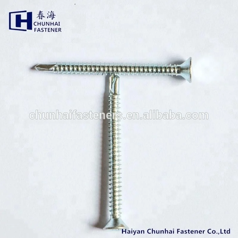 
philip flat head self tapping screw galvanized 