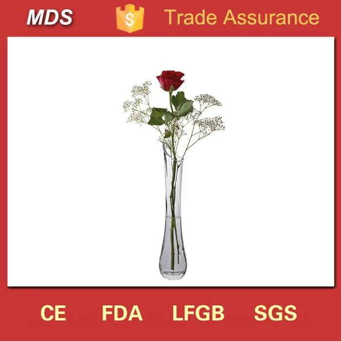Popular Design Long Narrow Neck Glass Vase For Flowers Buy Long Neck