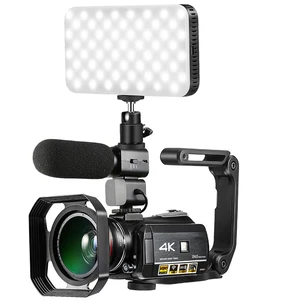 HDV AC3 4K Night Vision Video Camera 30x Digital Zoom