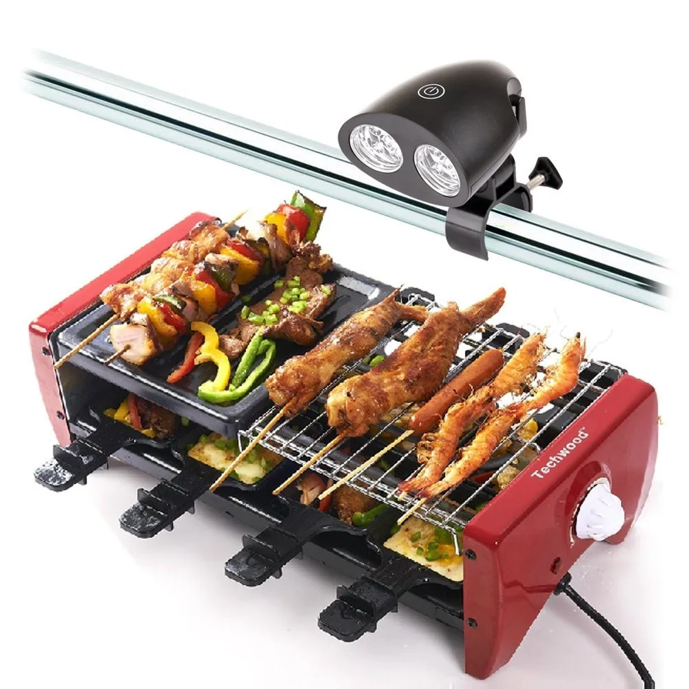Durable Led Barbecue Grill Light With Dimmable 10 Ultra Bright Led Lights Versatile Led Bbq