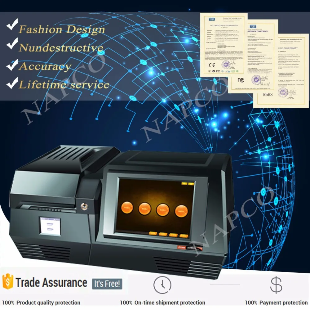 

Jewelry equipment for gold purity testing gold analyzing