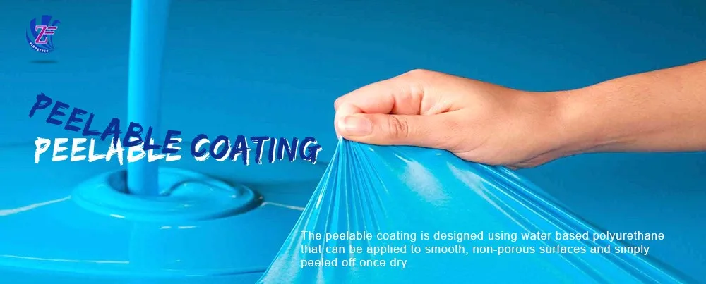 transparent peelable coating