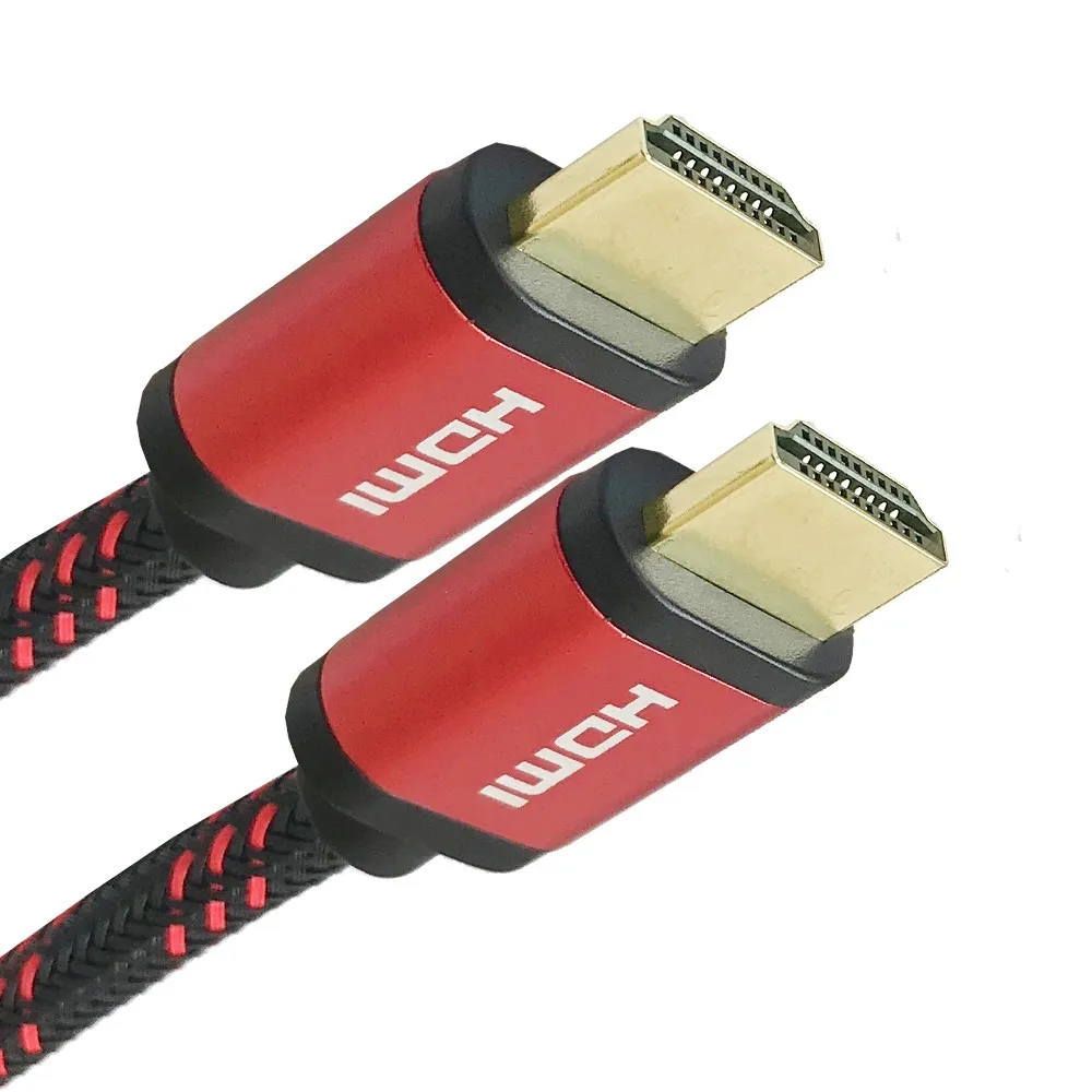 Manufacturer Male to Male 24K Gold Plated OFC 4K and 3D Braided HD PS4 HDMI Cable - ANKUX.COM
