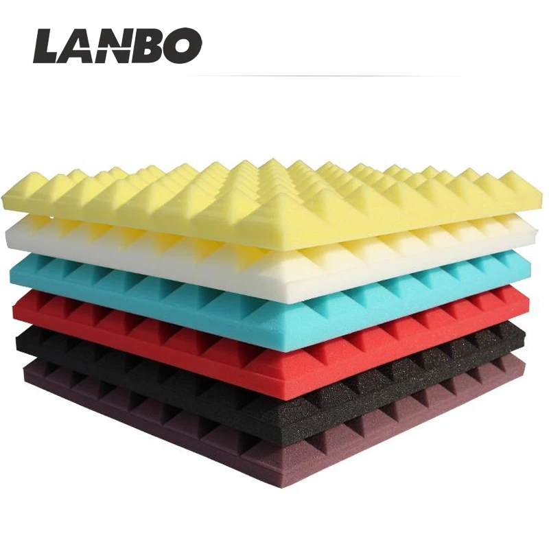 
China Wholesale Sound Absorbing Acoustic Foam Panels with wedge/egg/pyramid shape 