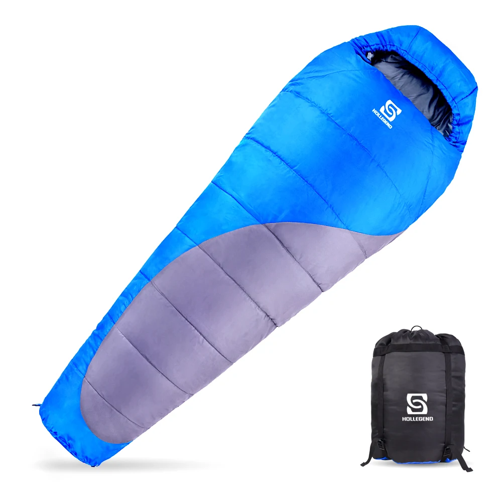 

Cold weather outdoor mummy sleeping bag for camp