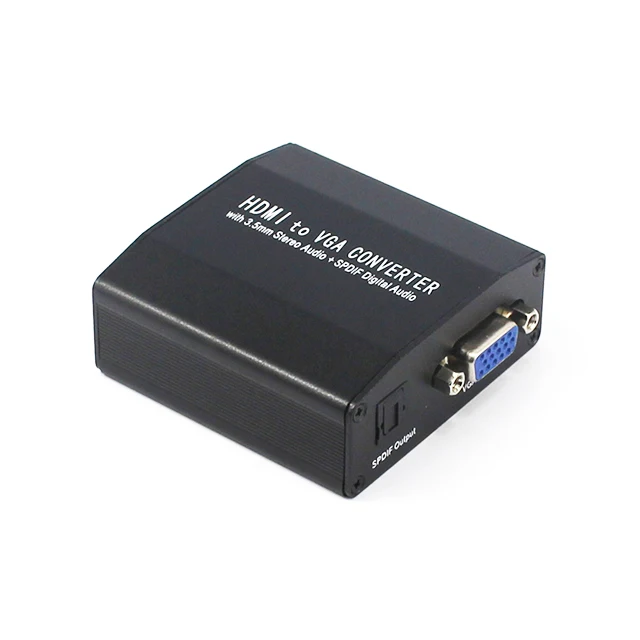 

Very cheap price HDMI TO VGA converter with optical R/L audio out vga extender, N/a