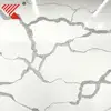 new pattern white calacatta quartz stone slabs prefab artificial stone for vanity top