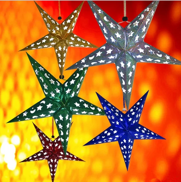 12inch 30cm Xmas Star Paper Lantern Lampshade Wedding Party Home