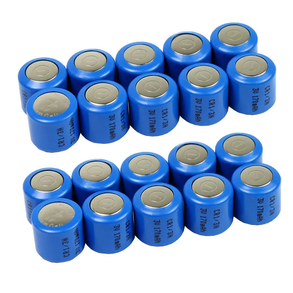 
Non rechargeable battery cr 1/3n 2L76 CR11108 170mah 3 volt lithium battery 