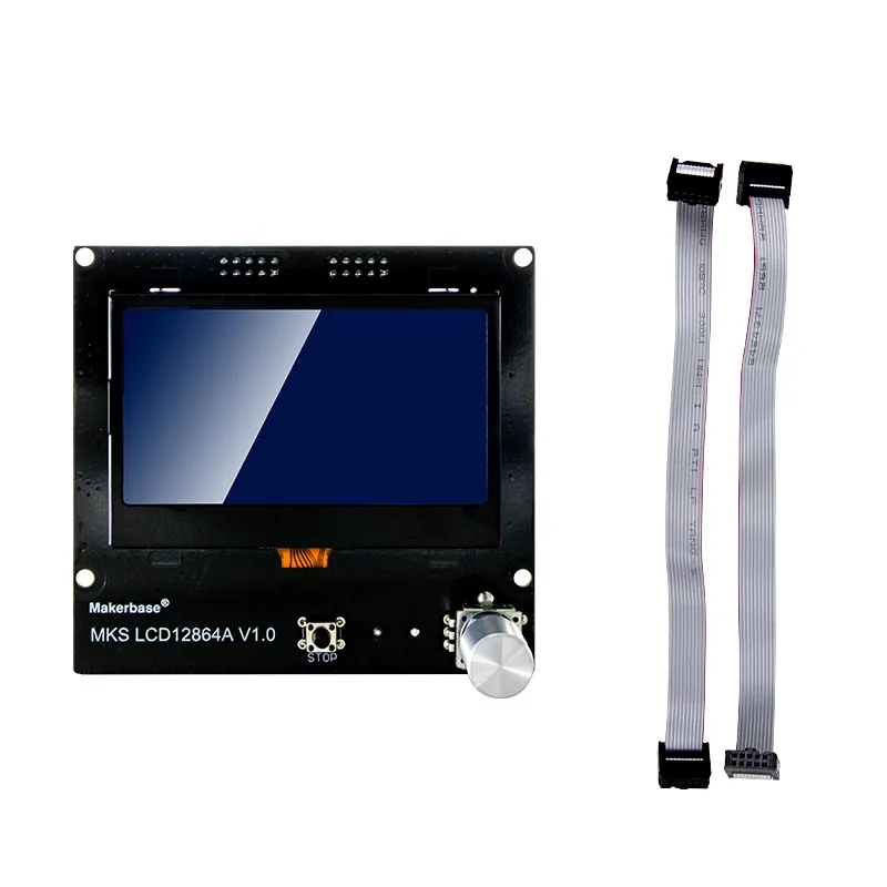 Reprap 12864 Lcd MKS LCD12864A pantalla 3D impresora LCD partes módulo LCD LCD12864 controlador para MKS Gen V1.4 GEN_L placa base