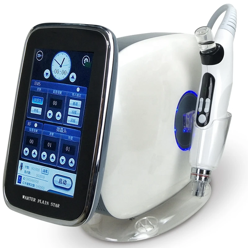 Portable 3 in 1 EMS+RF+No Needle Meso Therapy Machine Nano Chip Meso Injector Beauty Gun for Skin Rejuvenation
