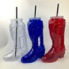 Promotional custom print plastic boot beer mug cup