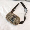 2018 Fashion Wholesale Custom Leopard Print Fanny Pack Letters Waist Pack Belt Bag
