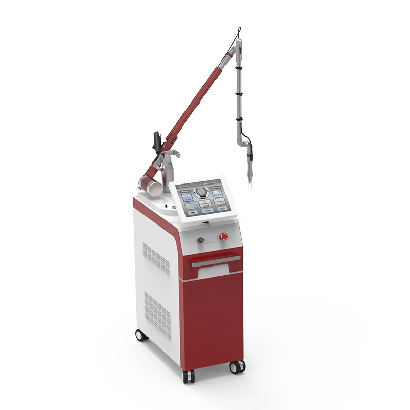 

Permanent Pain Free Q Switch Laser Best Portable Tattoo Removal Machine For Sale, Red white/ gray white
