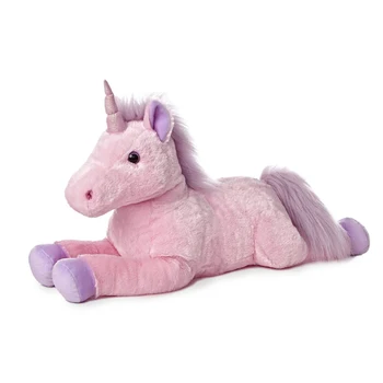 unicornio rosa de peluche