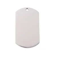 

Blank Stampable Stainless Steel DogTag Pendant Steel Blank Metal Charms