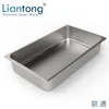 Liantong Factory High Quality Army Kitchen Hotel Buffet 100mm high 1/1 size Stainless Steel Food Container Gastronorm GN Pan