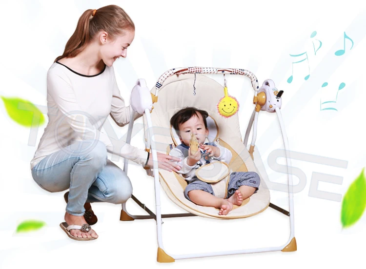 Little Kids Vibrating Chairs Electric Baby Bouncer Musical Baby Swing