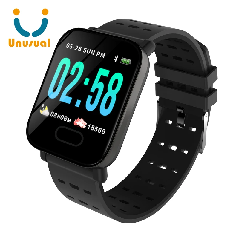 

2018 Best Seller 1.3 inch Touch Screen Smart Bracelet A6, Black;blue;orange