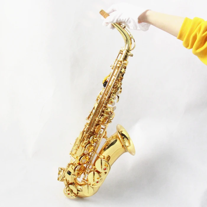 

Wholesale Price Yellow Brass Big Bell Eb Key High F Alto Saxophone