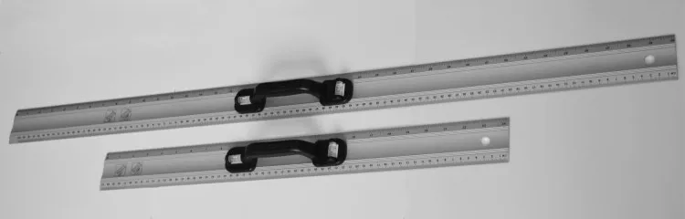60cm Mat Cutter Ruler 60cm & 100cm Metal Cutting Rulers - Durable & Eco-friendly