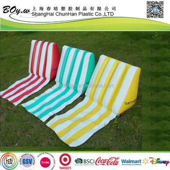 Gsv Audit Factory Hot Sale Stripe Imprint Back Support Cushion Pvc