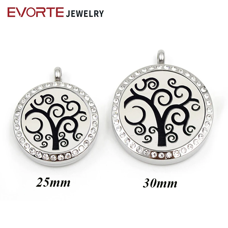 

New / Wholesale 316L Stainless Steel Silver Essential Oil Diffuser Locket Necklace