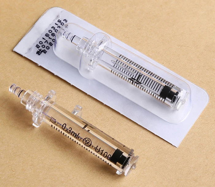 0.3ML 0.5ML Hyaluronic Filter Pen Empty Plastic Ampoules for Sale
