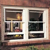 Classical style aluminium vertical sliding window