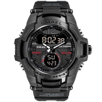 

Watch Sale SMAEL 1805 Men Multi Function Quartz Digital Silicone Watch Strap Sports Watch